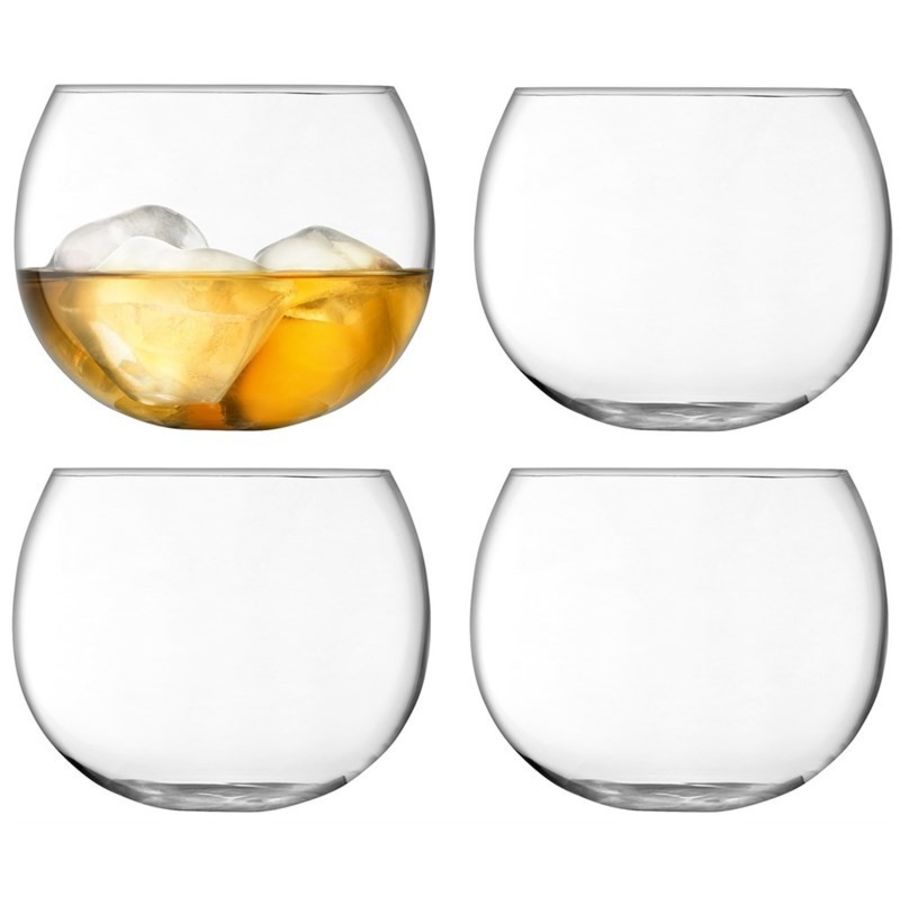LSA International Set di bicchieri da whisky Rocker
