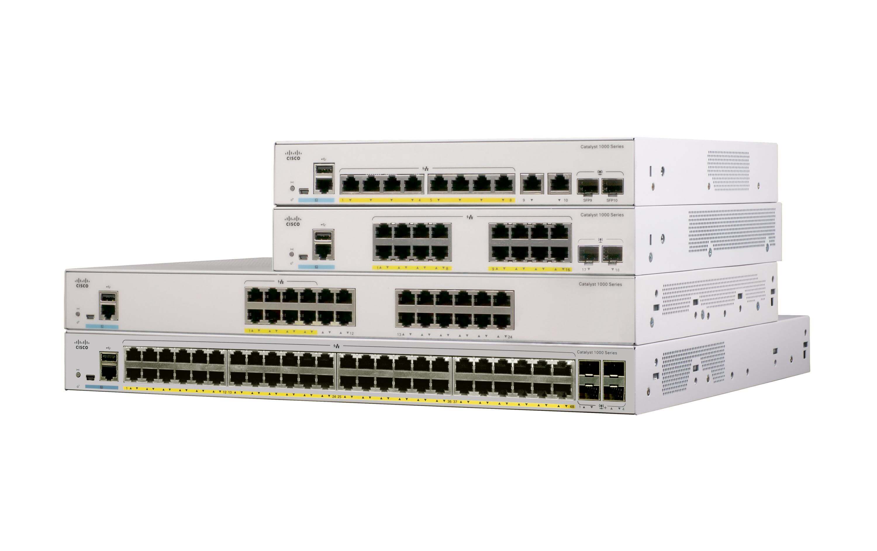 Cisco 8 Port Rail Switch C1000-8T-2G-L