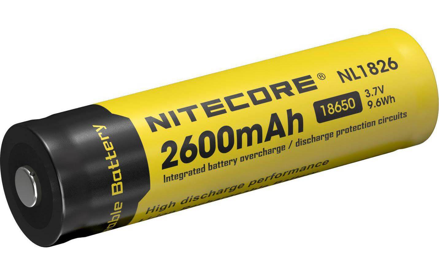 Nitecore Batteria Nitecore NL1826 18650 2600 mAh nitecore