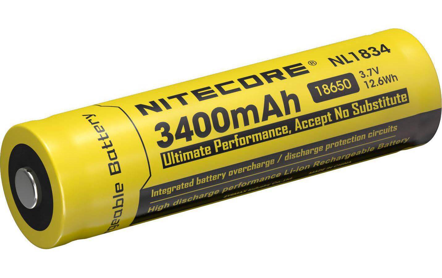Nitecore Batteria Nitecore NL1834 18650 3400 mAh nitecore
