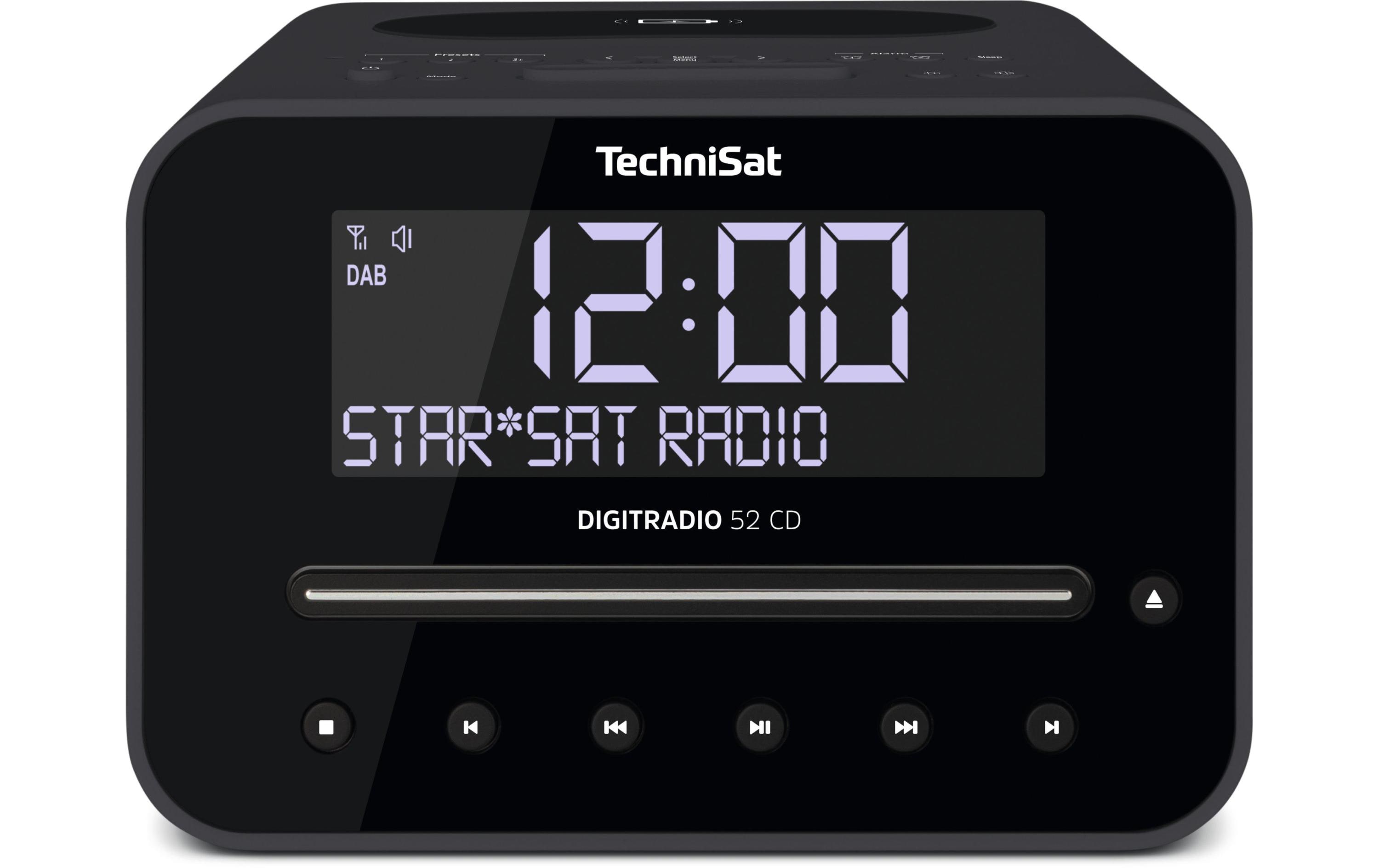 TechniSat Radio DAB Technisat DigitRadio 52 CD Nero technisat