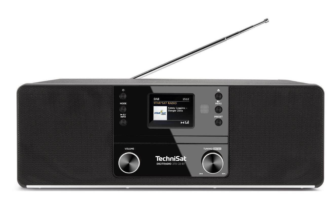 TechniSat DAB Radio DigitRadio 370 CD BT Nero technisat