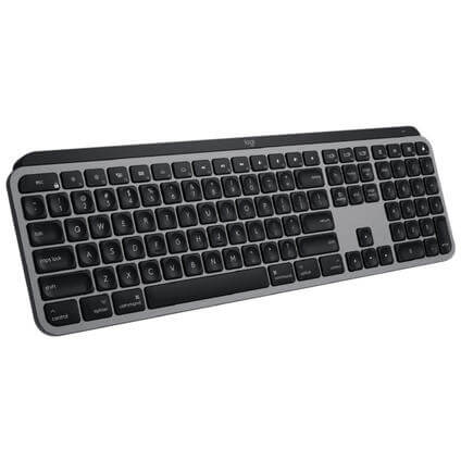 LOGITECH MX Keys per Mac - Tastiera wireless (Nero/Grigio)