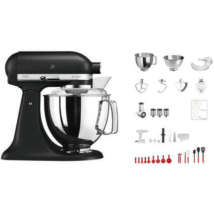 KitchenAid Swiss Anniversary Set KSM200 ferro nero kitchenaid