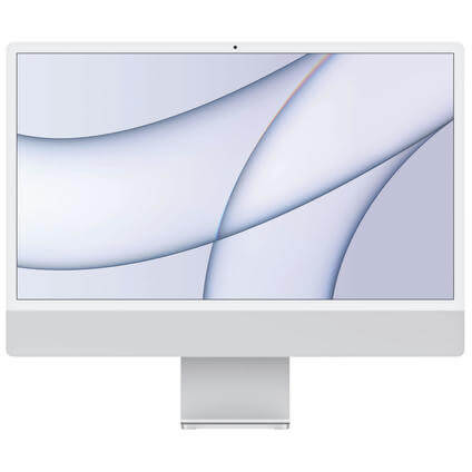 Apple iMac 2021 [24" M1 Chip 8 GB RAM 512 GB SSD Silver MGPD3SM/A]