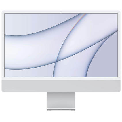 Apple iMac 2021 [24" M1 Chip 8 GB RAM 256 GB SSD Silver MGTF3SM/A]