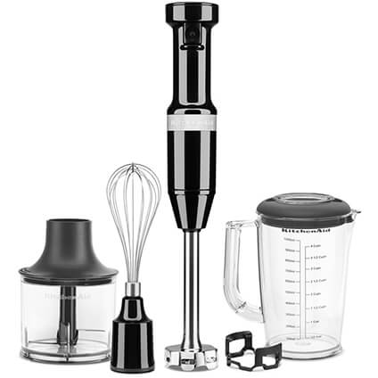 KitchenAid 5KHBV83 nero con accessori kitchenaid