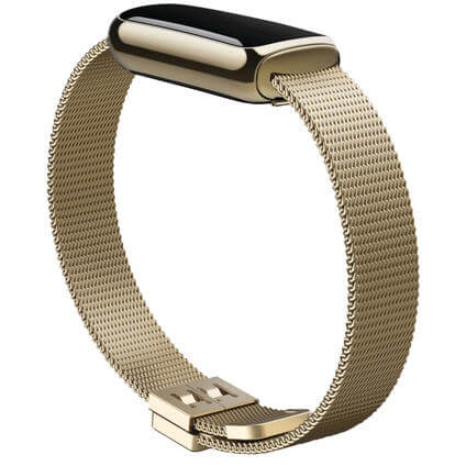 Fitbit Bracciale in acciaio inossidabile di lusso oro fitbit