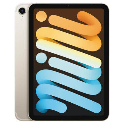 APPLE iPad mini (2021) Wi-Fi + Cellular - Tablet (8.3 ", 64 GB, Starlight)