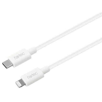 FairTec Type C to Lightning cable 2m White fairtec