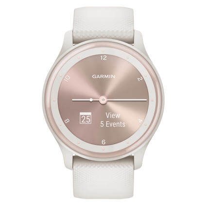 GARMIN Vívomove Sport Amoled 40 Mm Digitale 72 X 154 Pixel Touch Screen Avorio Gps (satellitare) Unisex Avorio 40mm