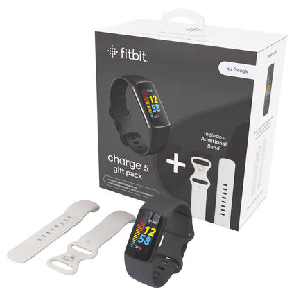 Fitbit Charge 5 Bundle Black/Black White fitbit