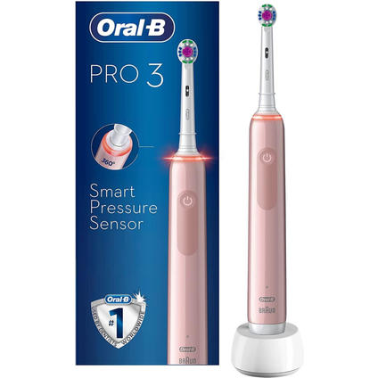 Oral B Pro 3 3000 Cross Action Pink oral b