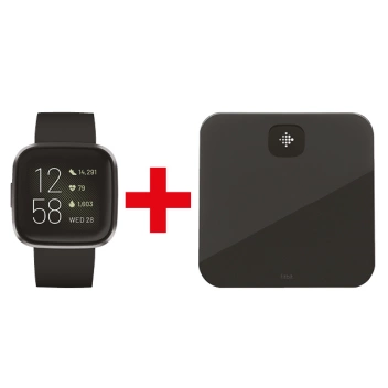 Fitbit Set Fitbit Versa2 black Aria Air black fitbit