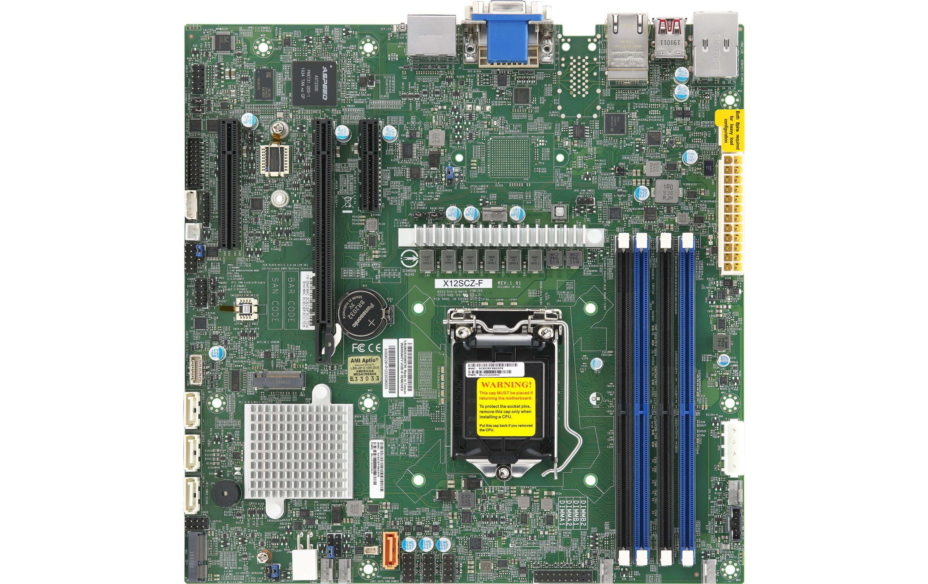 Supermicro Scheda madre Supermicro X12SCZ QF supermicro