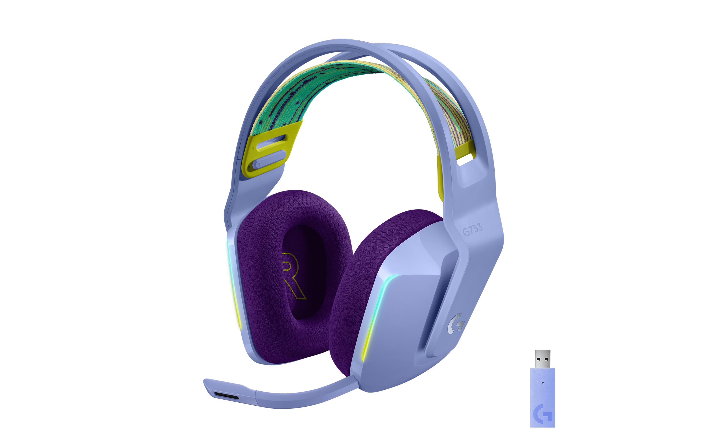 Logitech Headset G733 Lightspeed Purple logitech