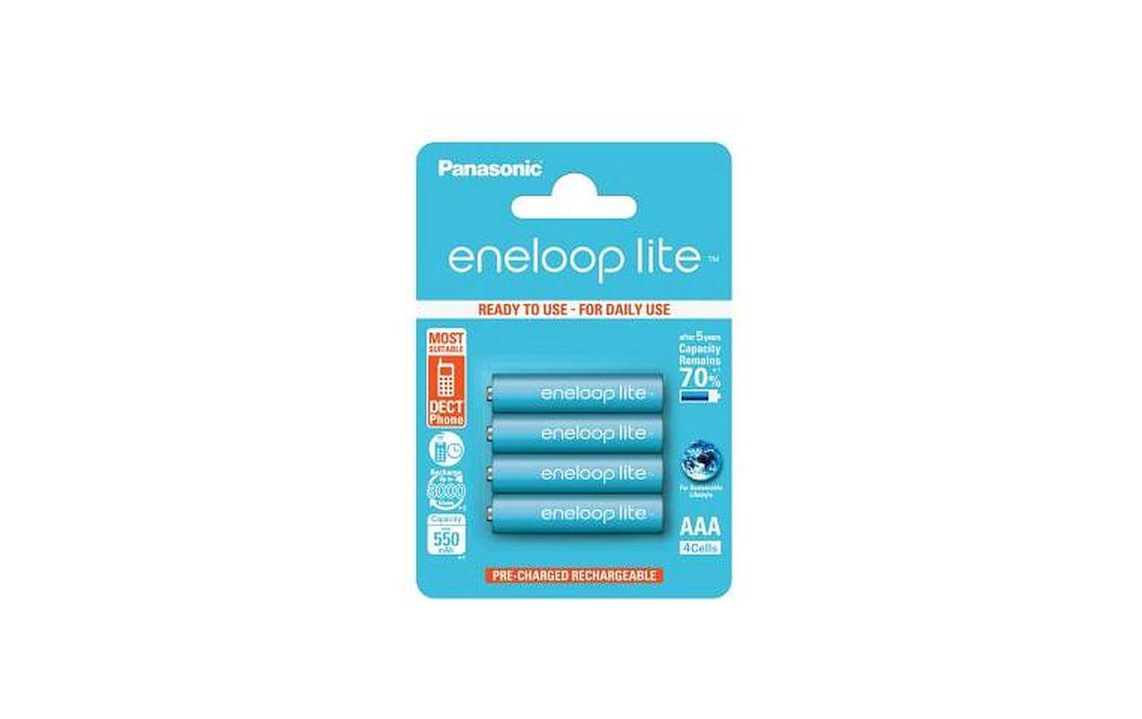 Panasonic Batteria Panasonic Eneloop Lite BK 4LCCE/4BE 550 mAh