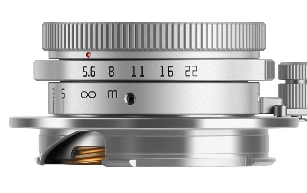 TTArtisan focale fissa 28mm F/5 6 Leica M Argento ttartisan