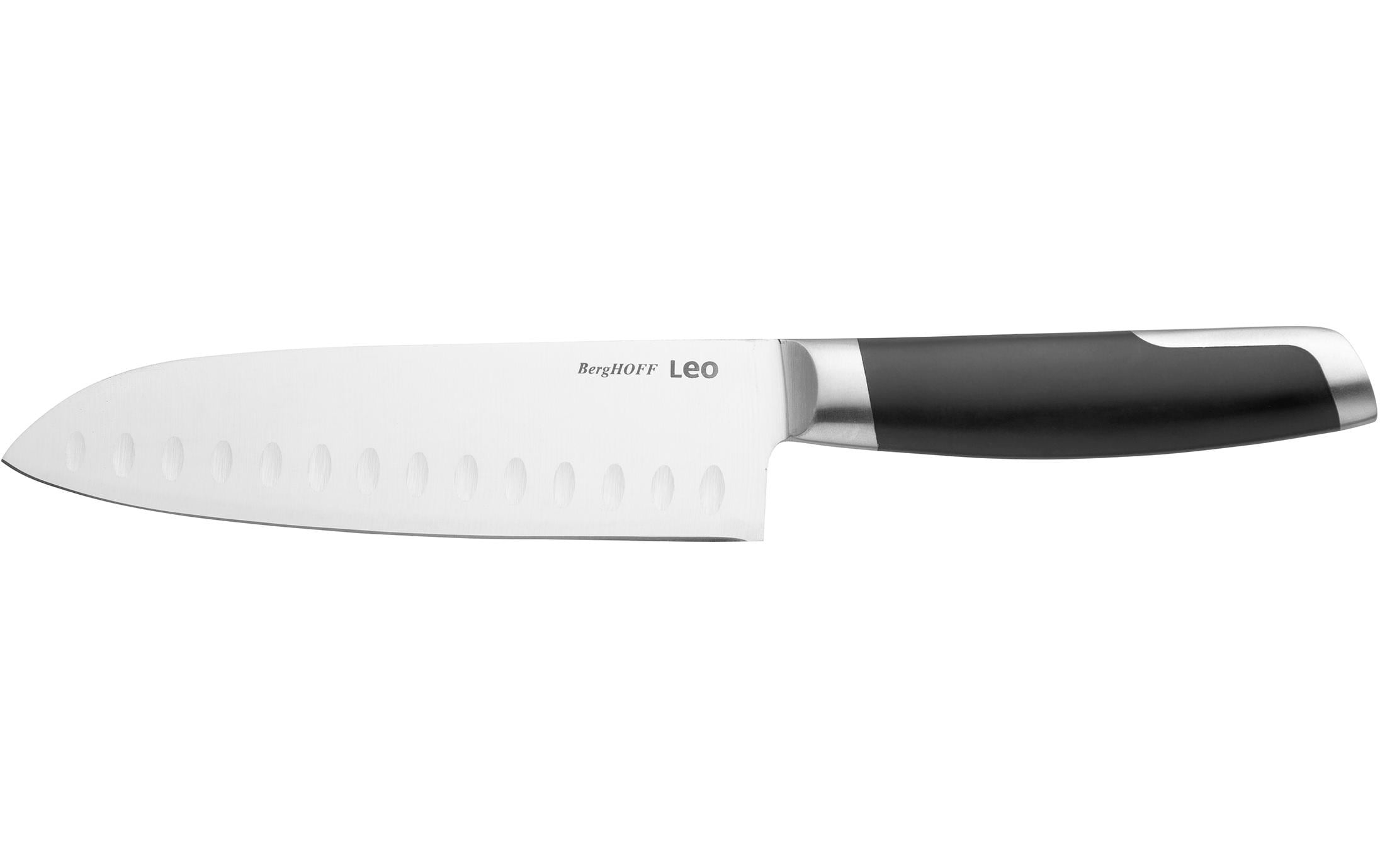 BergHOFF Coltello Santoku Leo Graphite 17 5 cm Nero/Argento berghoff