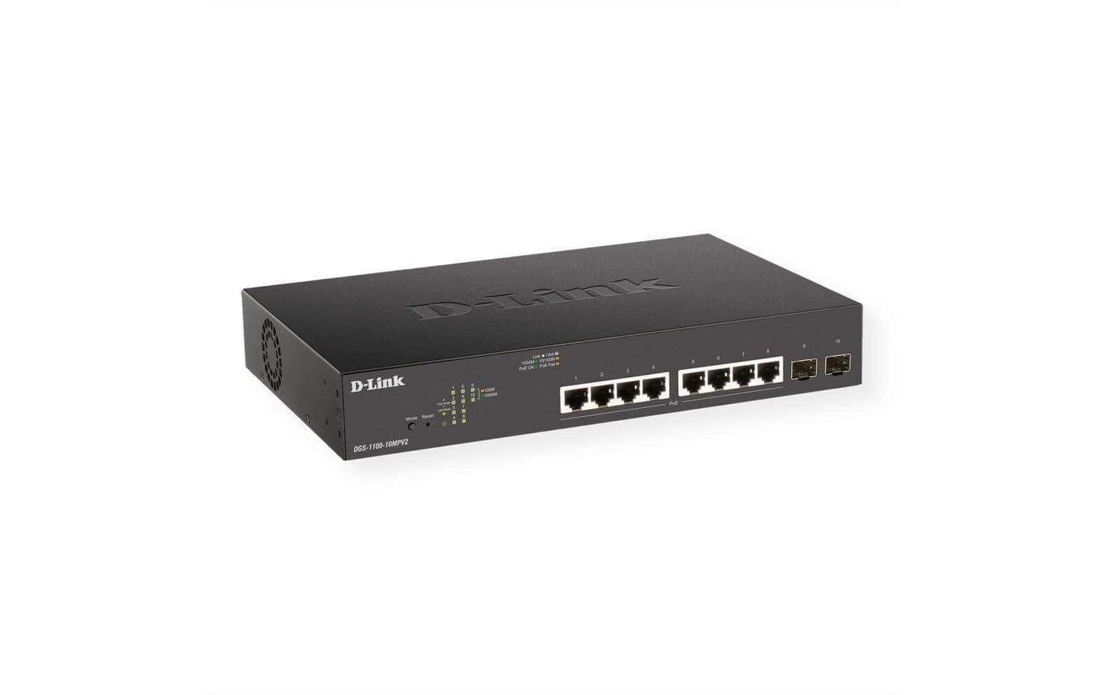 D Link PoE Switch DGS 1100 10MP V2 10 porte d link