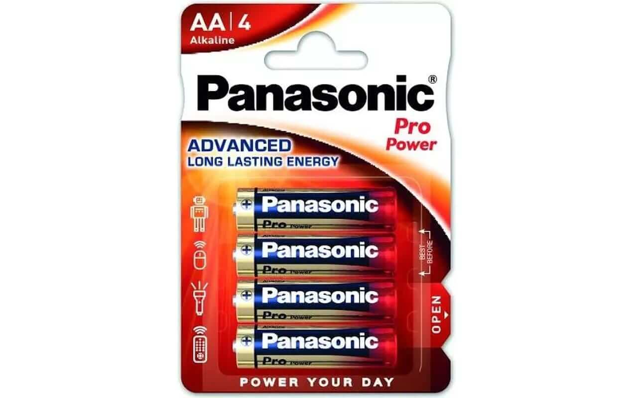 Panasonic Batteria Pro Power AA Alcalini 4 pezzi panasonic