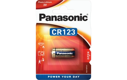 Panasonic Batteria Panasonic CR123A 1 pezzo panasonic