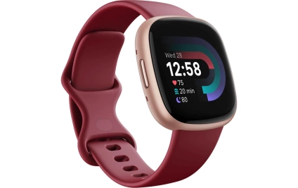 Fitbit Orologio sportivo Fitbit GPS Versa 4 Smartwatch Rosso