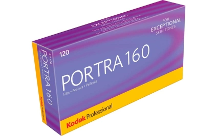 Kodak Pellicola analogica Kodak Portra 160 120 Confezione da 5 kodak