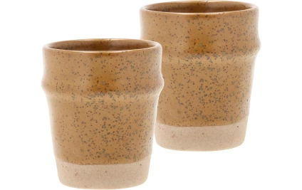 Villa Collection Tazza per espresso Evig 100 ml 2 pezzi marrone