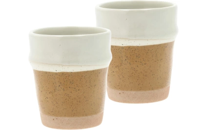 Villa Collection Tazza per espresso Evig 100 ml 2 pezzi Marrone/Crema