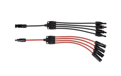 FURBER power Distributore a Y MC4 compatibile da 1 a 4 set