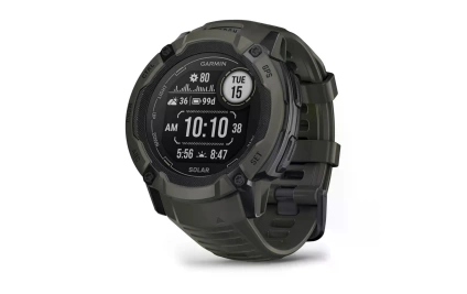 GARMIN Instinct 2X Solar - Smartwatch con GPS (145-228 mm, Silicone, Verde muschio)