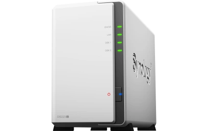 Synology NAS DS223j 2 vani WD Red Plus 12 TB synology