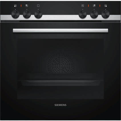 SIEMENS HE510ABR0C BLACK/INOX - Fornello/Forno (Acciaio inox, Nero)