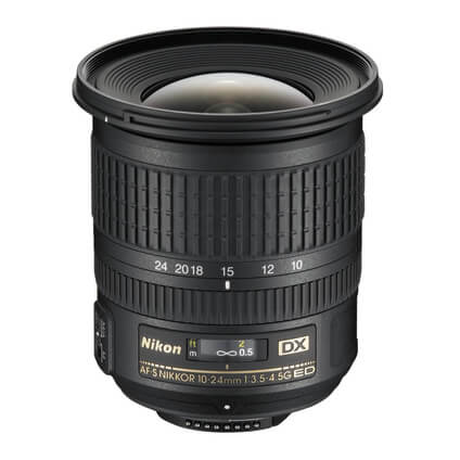 NIKON AF-S DX NIKKOR 10-24mm F3.5-4.5G ED - Obiettivo zoom(Nikon DX-Mount)