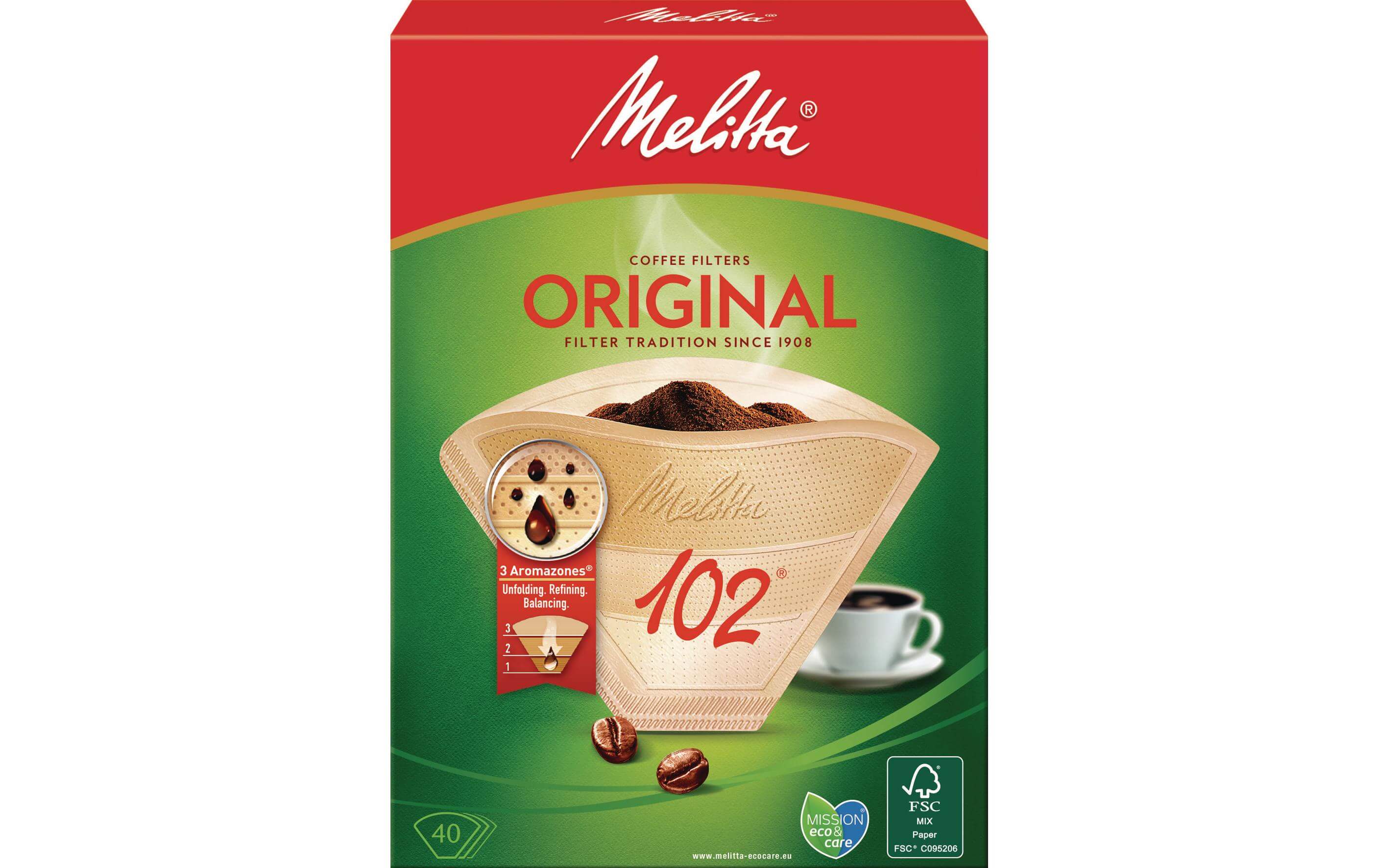 Melitta Sacchetto filtro Melitta originale 102 40 pezzi melitta