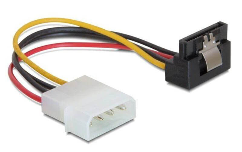 DeLock Cavo di alimentazione Delock Molex SATA angolato 12 cm delock