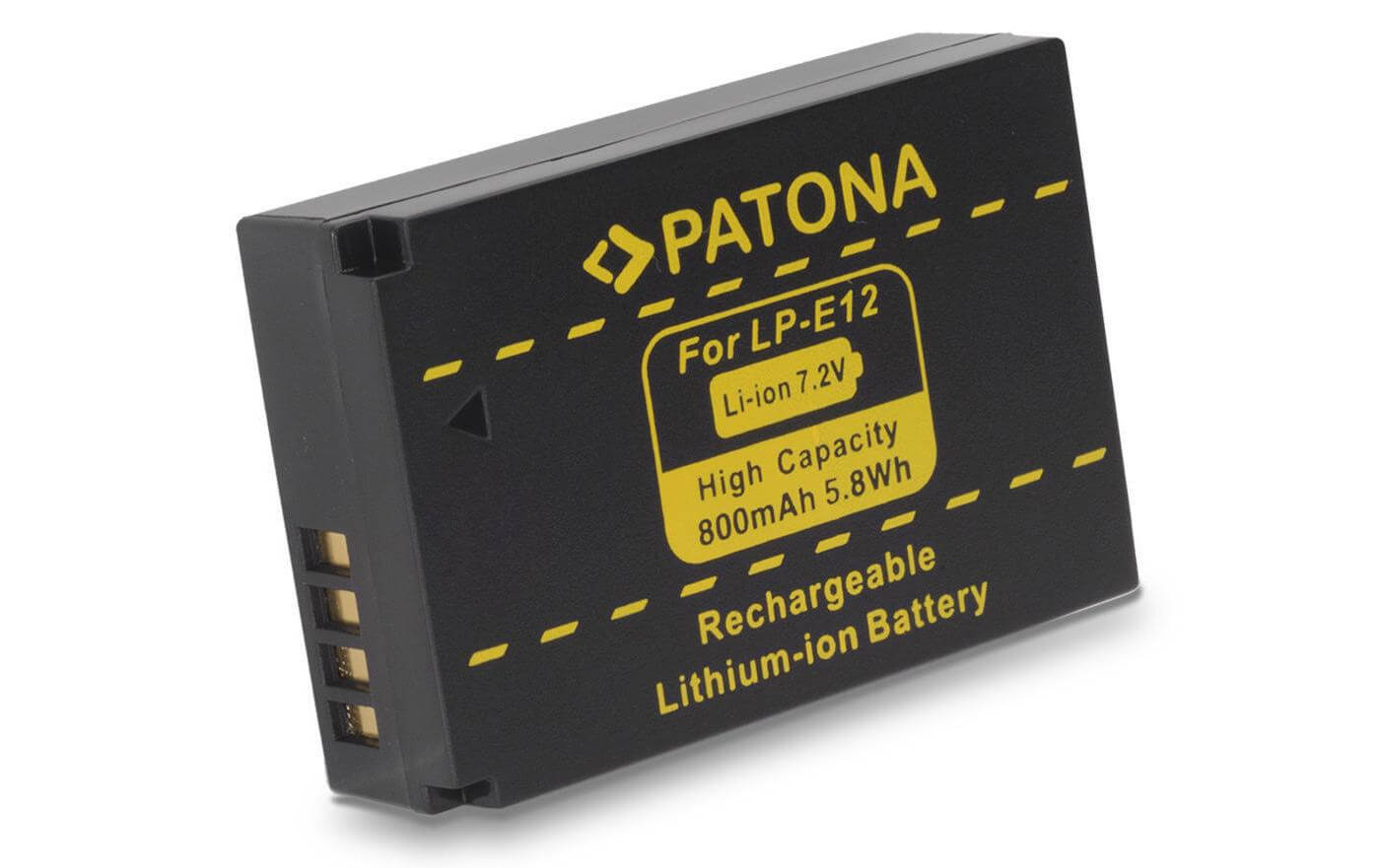 Patona Batteria per macchina fotografica digitale Patona LP E12 patona