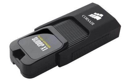 Corsair Corsair Voyager Slider X1 128GB unità flash USB USB tipo A 3.2 Gen 1 (3.1 Gen 1) Nero