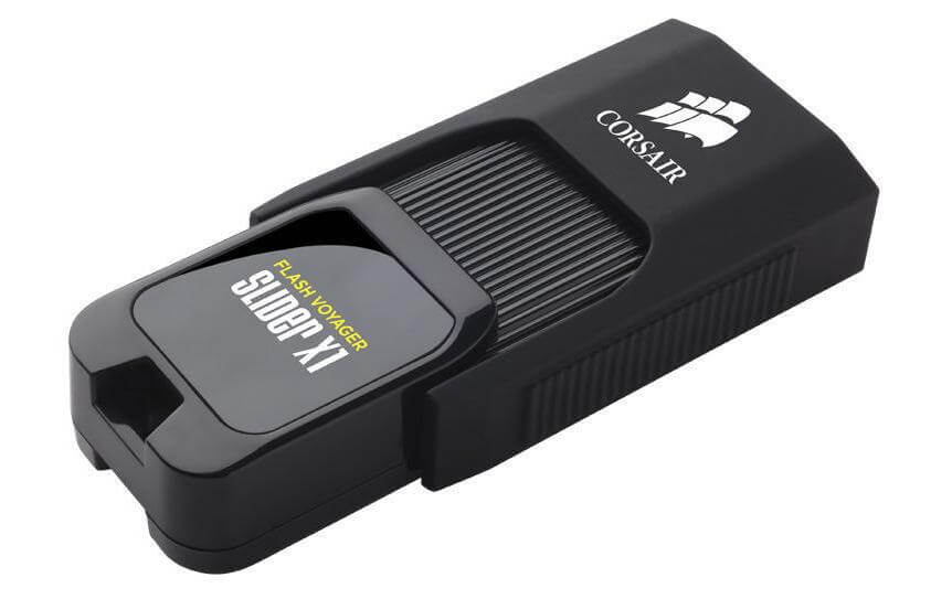 Corsair Corsair Voyager Slider X1 32GB unità flash USB USB tipo A 3.2 Gen 1 (3.1 Gen 1) Nero