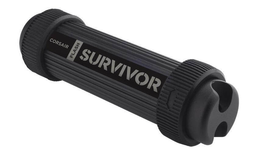 Corsair Corsair Flash Survivor Stealth unità flash USB 64 GB USB tipo A 3.2 Gen 1 (3.1 Gen 1) Nero