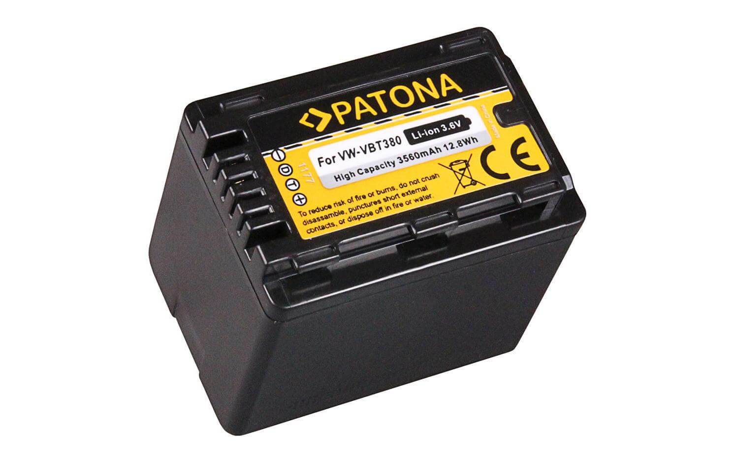 Patona Batteria della macchina fotografica digitale Patona VBT380