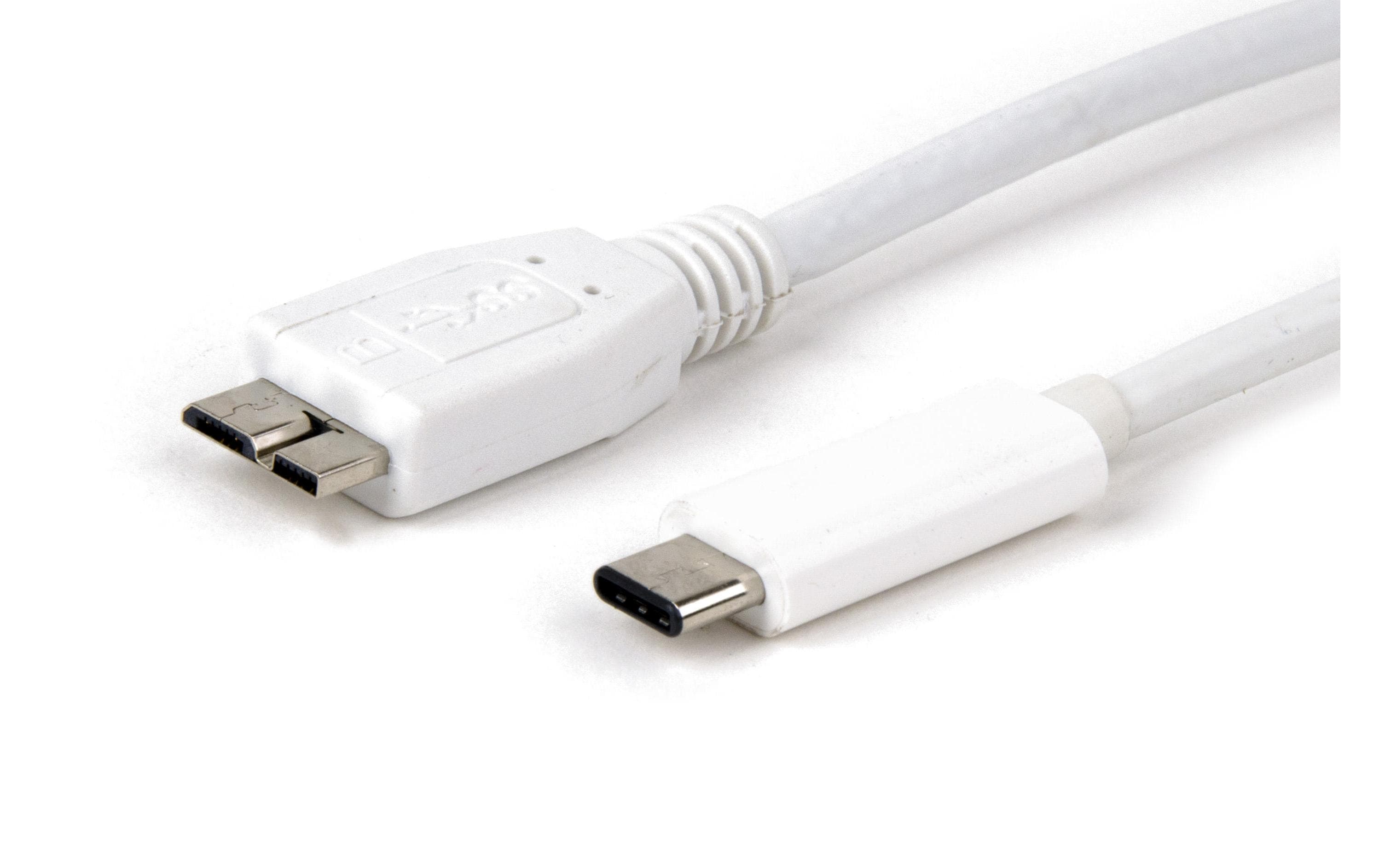 LMP 13868 cavo USB 1 m USB 3.2 Gen 1 (3.1 Gen 1) USB C Micro-USB A Bianco