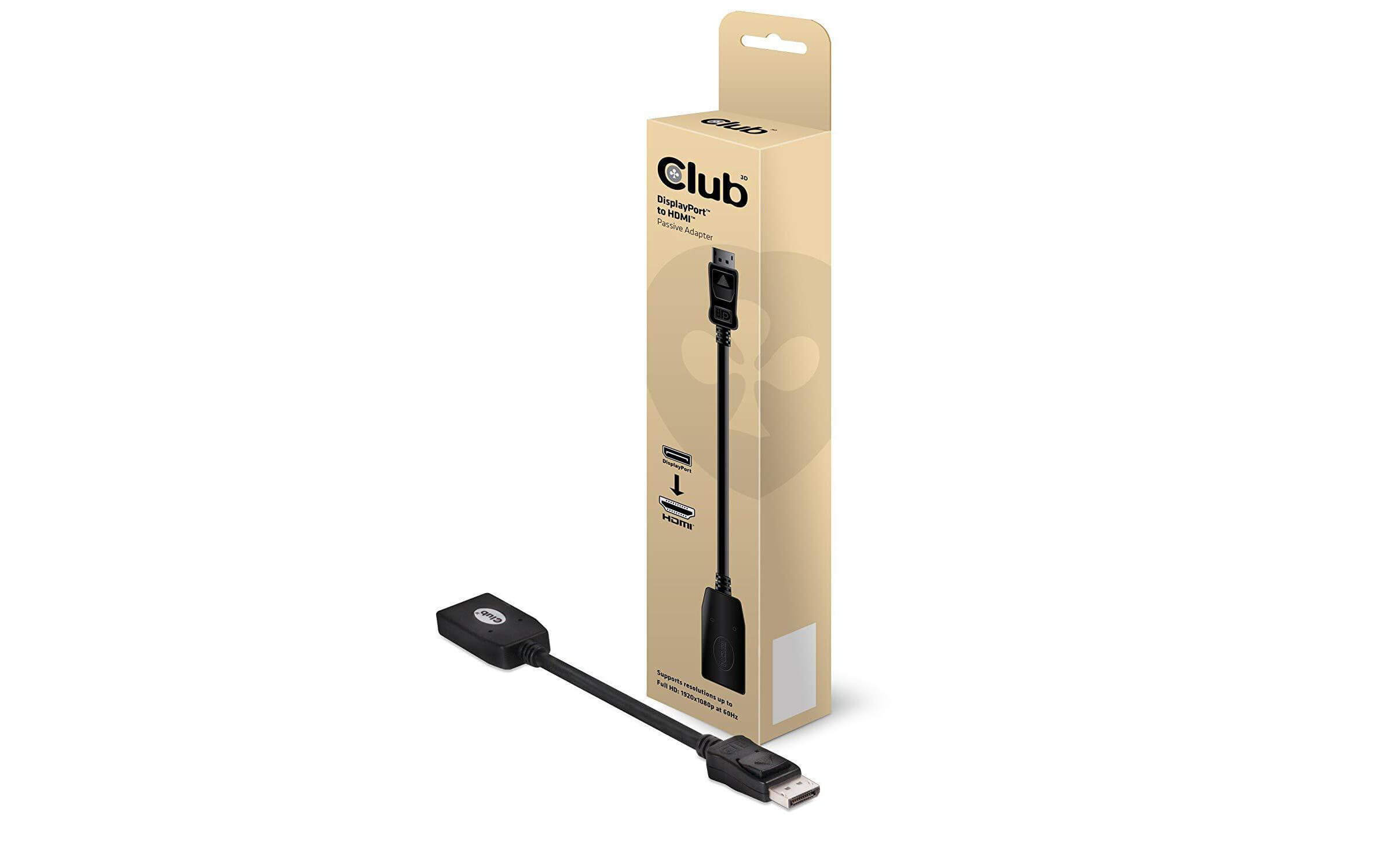 Club 3D Adattatore Club 3D DisplayPort 1 1 HDMI 1 3 passivo club 3d