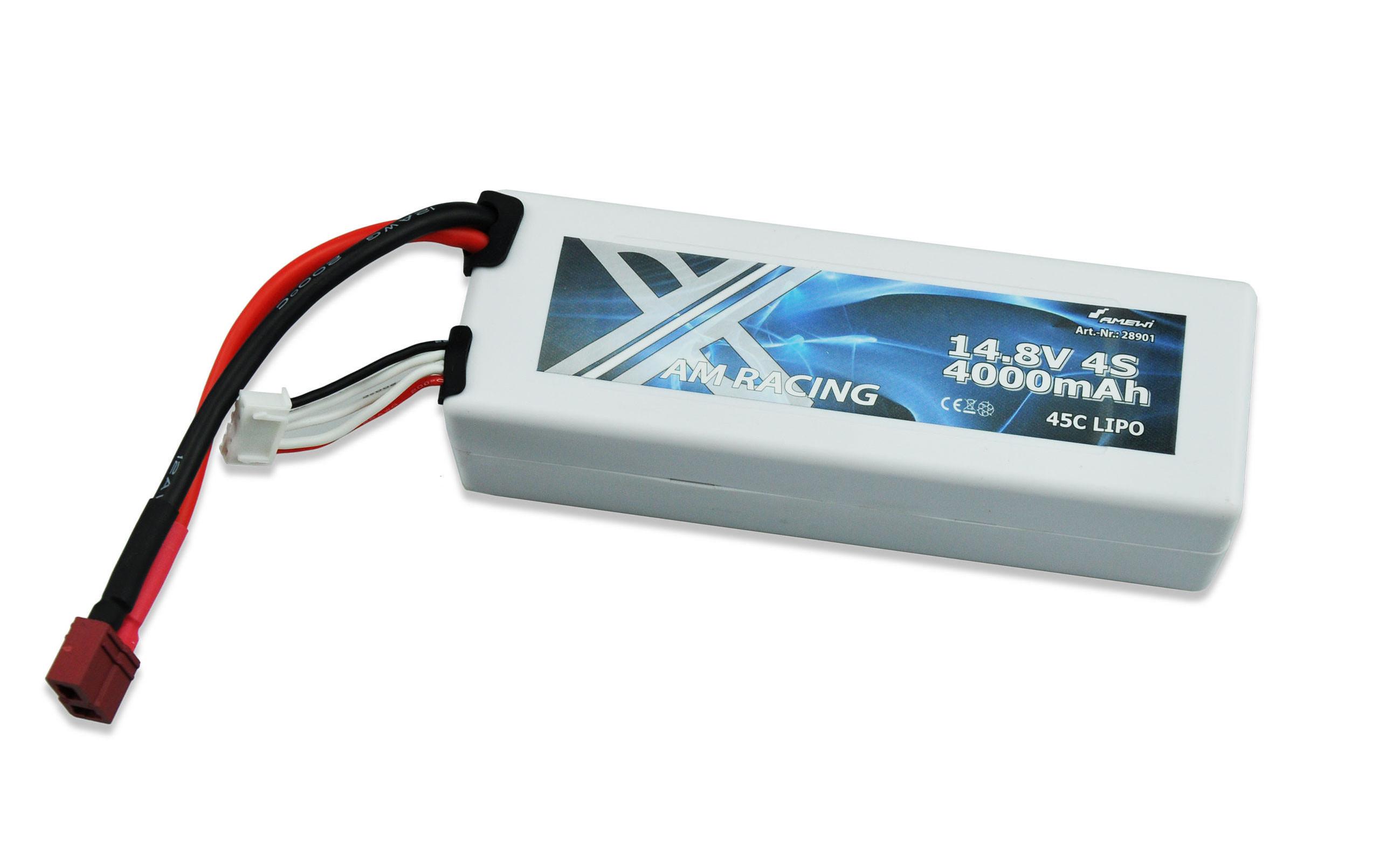 Amewi RC Batteria LiPo 4000 mAh 14 8 V 45C Deans amewi