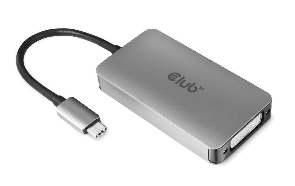 Club 3D Adattatore Club 3D USB Tipo C Dual Link DVI I attivo club 3d