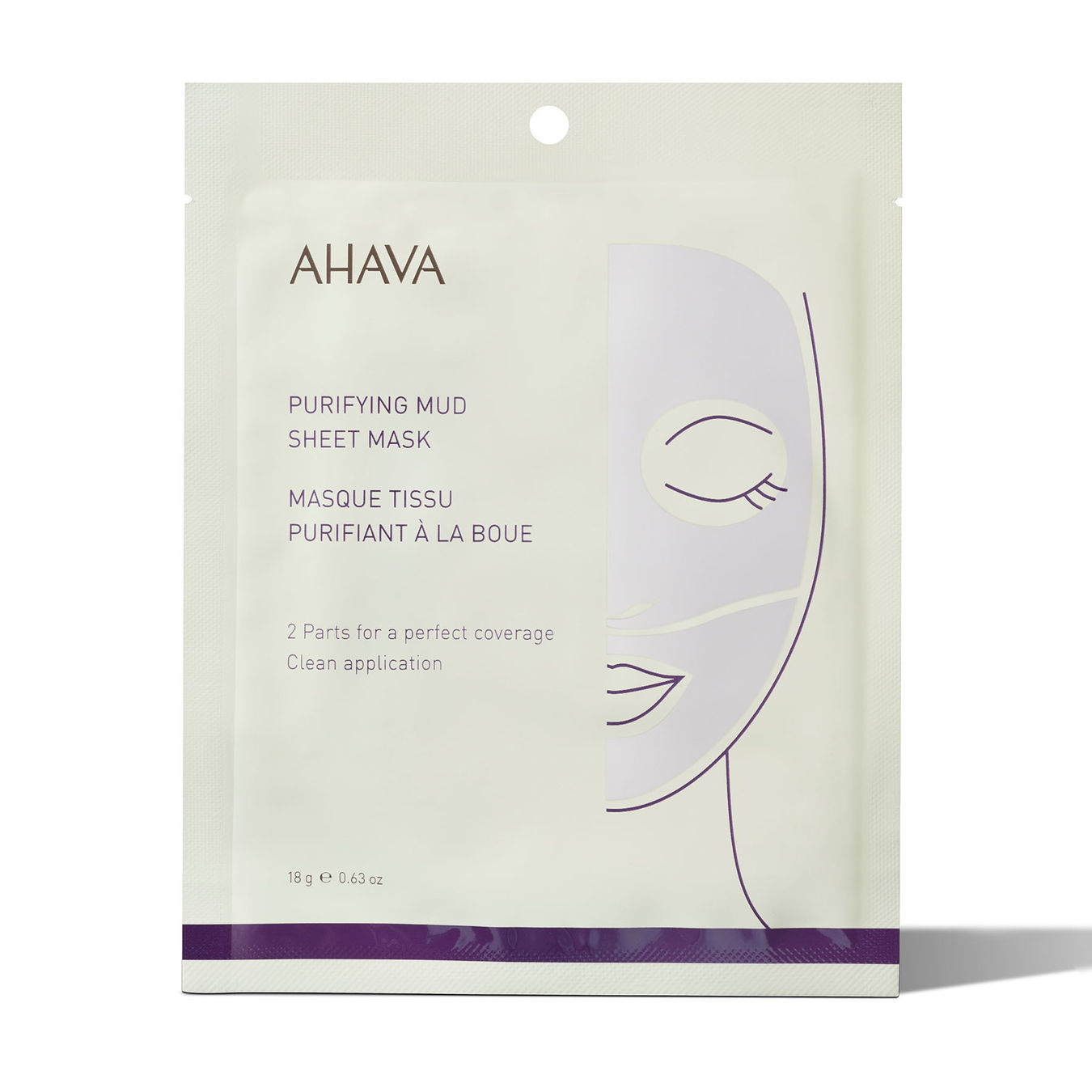 AHAVA Purifying Mud Sheet Mask Gesichtsmasken