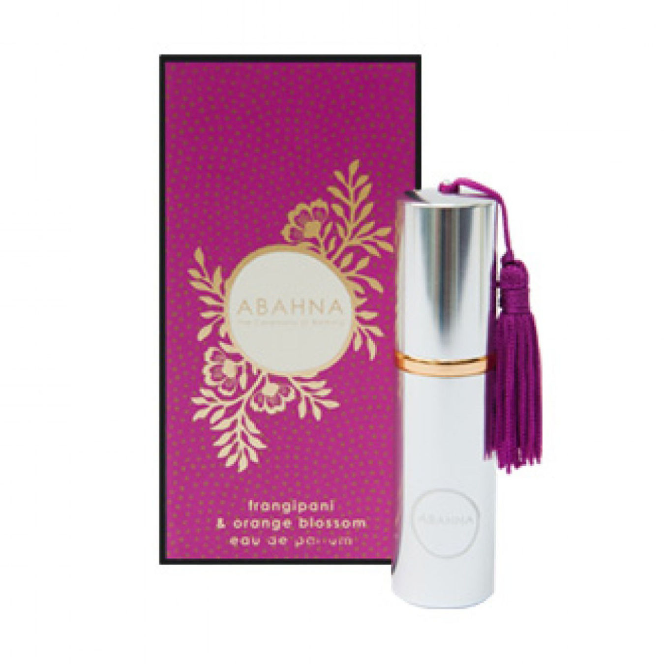ABAHNA Frangipani & Orange Blossom Eau de Parfum Travel Size 10ml Donna