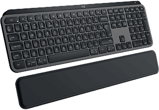 LOGITECH MX Keys S + Palm Rest - Tastiera wireless (Grafite)