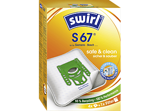 Swirl S 67 sacchetto del filtro della polvere 4 pezzi swirl